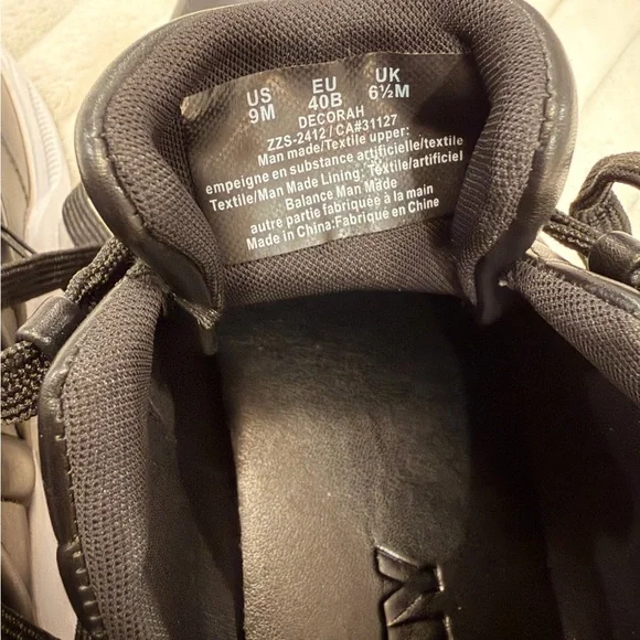 DKNY Women’s Black Sneakers - Picture 3 of 7